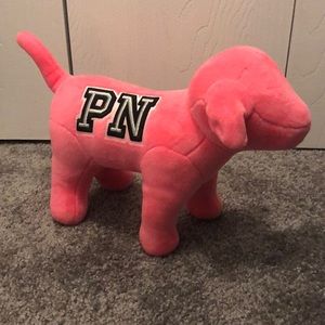 PINK stuffed dog